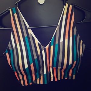 TRUE AND CO-sz Large True Body V Neck Bra